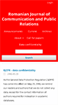 Mobile Screenshot of journalofcommunication.ro
